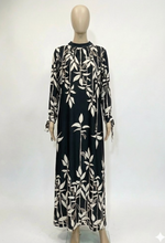 Tunique Élégance – Longue tunique droite légère à imprimé fleuri