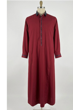 Qamis MALAYSIA – Col officier élégant & détails raffinés