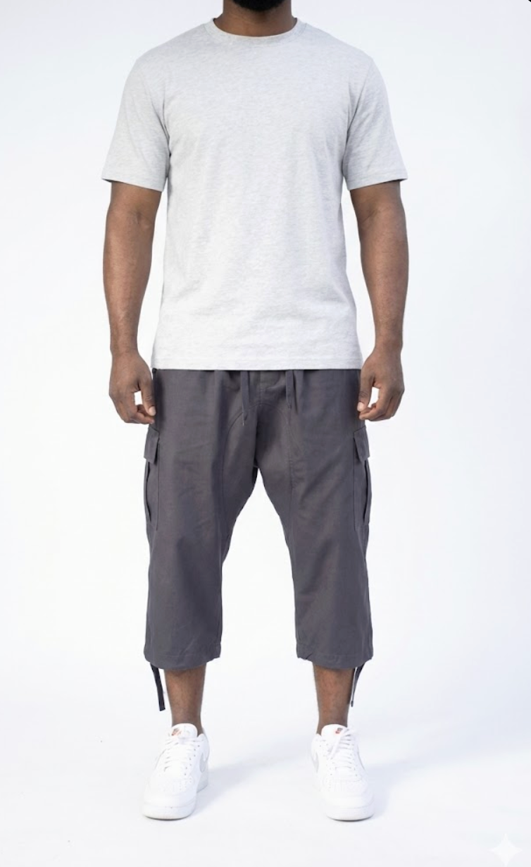 Pantacourt Homme IBN ADAM – Toile Cargo