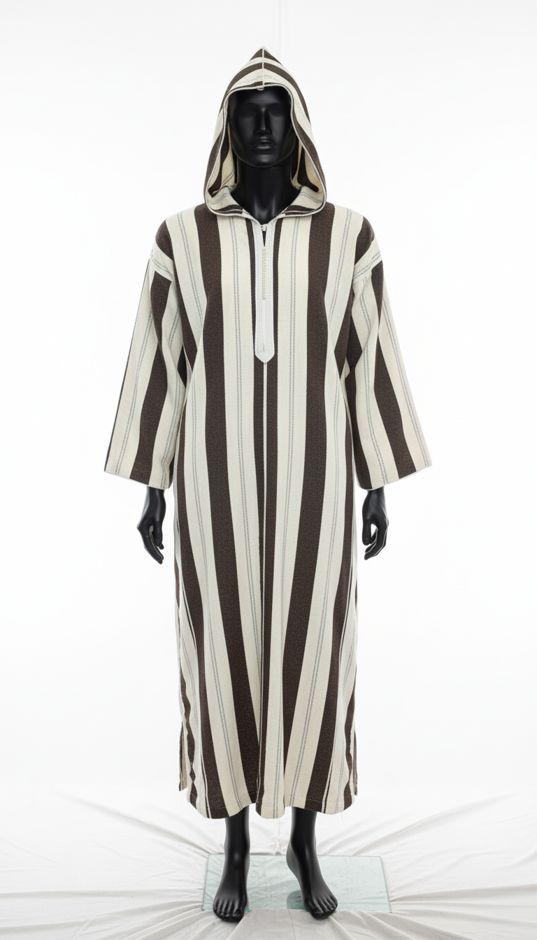 Jellaba FES – Jellaba marocaine rayée traditionnelle pour homme