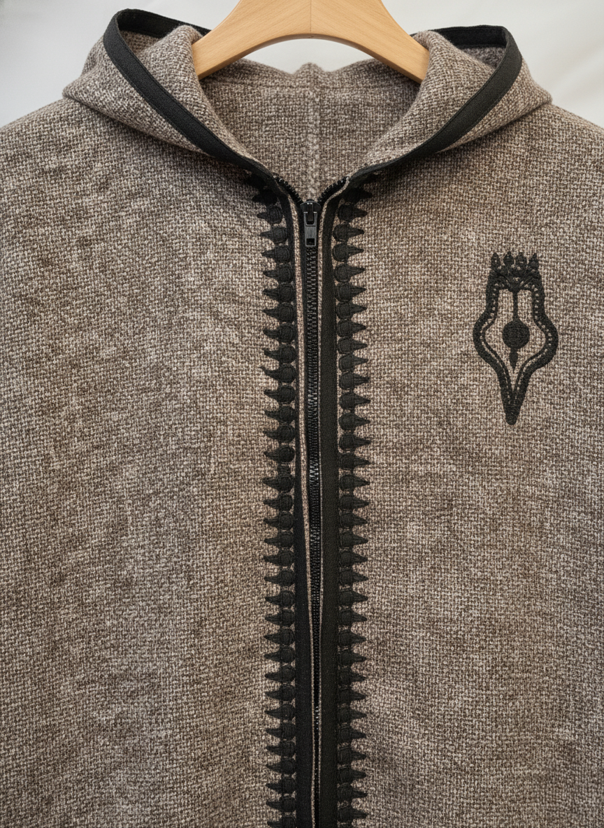 Veste Rif – Veste traditionnelle marocaine à capuche