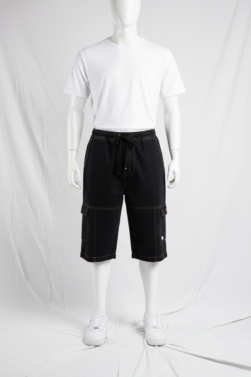 Short jean homme IBN ADAM – 100% coton