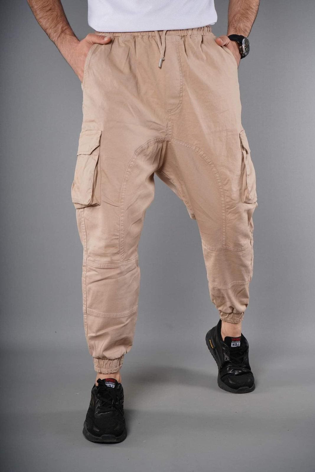 Sarwel Battle Cargo ARKANE – Pantalon sarouel en toile cargo