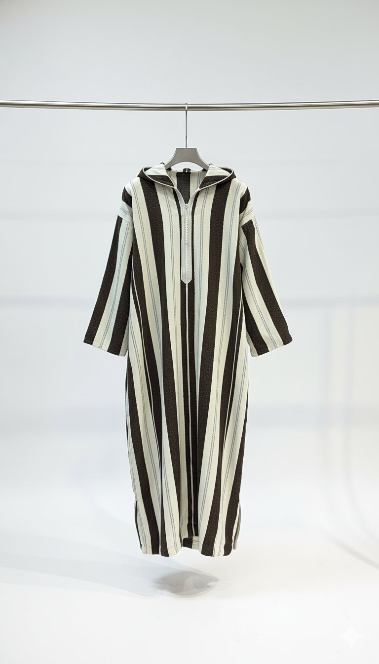 Jellaba FES – Jellaba marocaine rayée traditionnelle pour homme