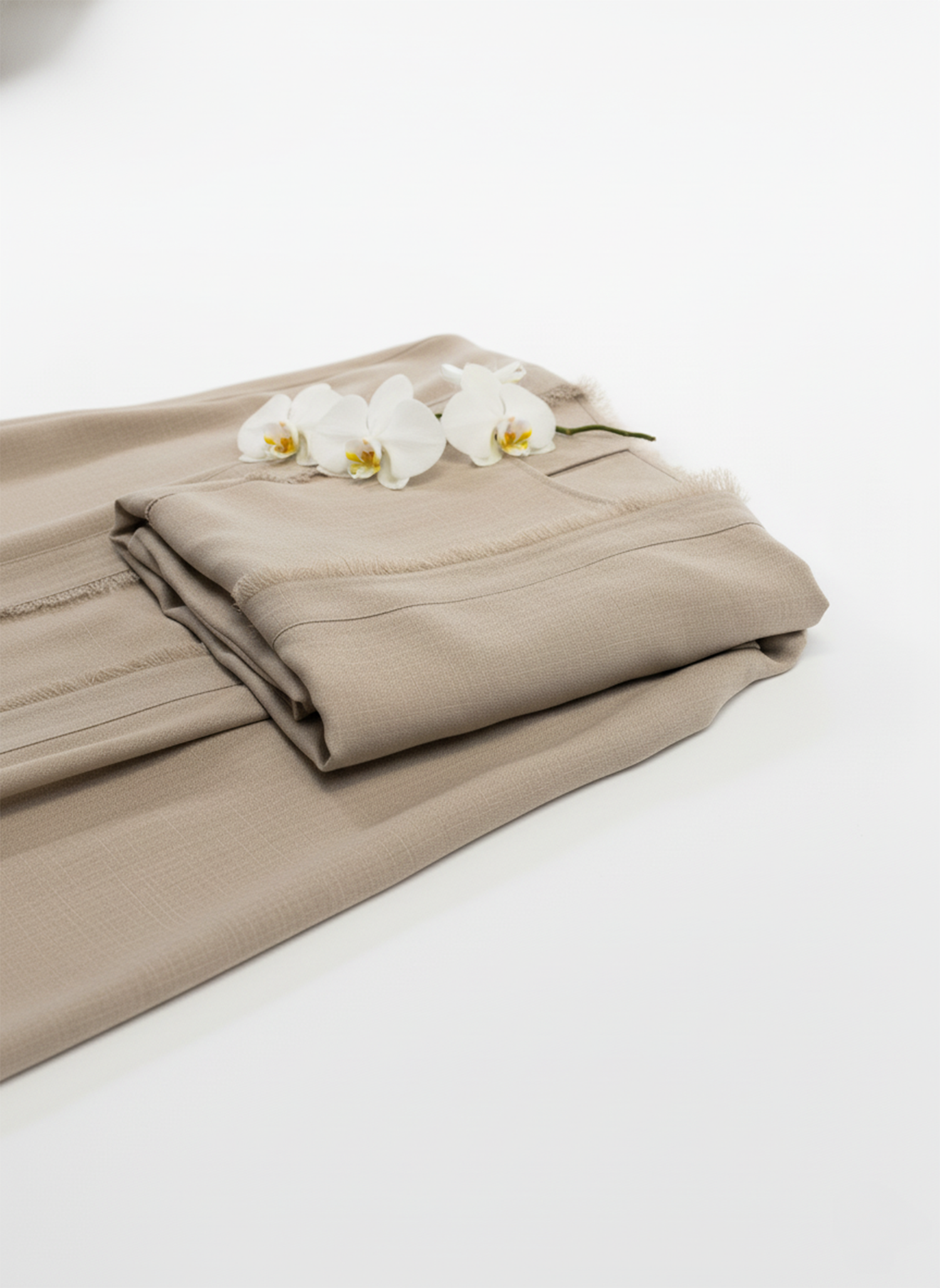 Abaya 3 pièces lin femme / abaya-doha