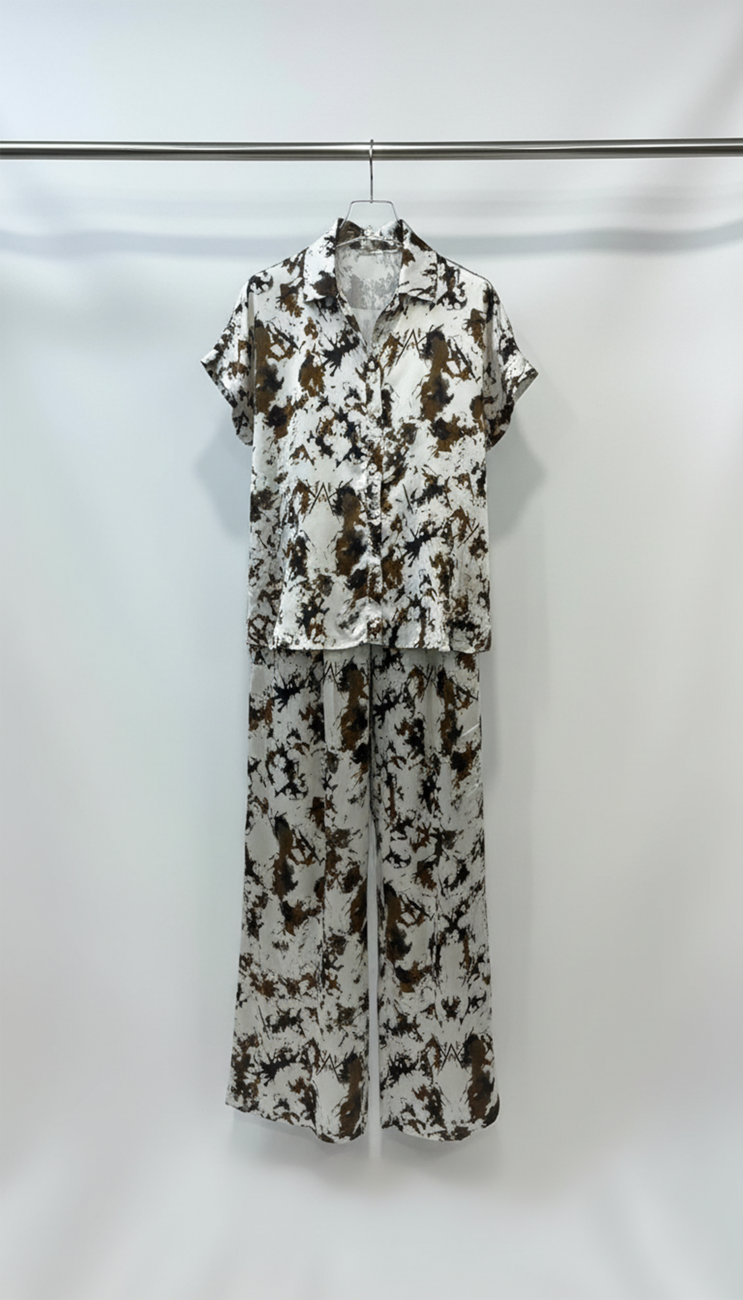 Ensemble satin Élya - Marbré