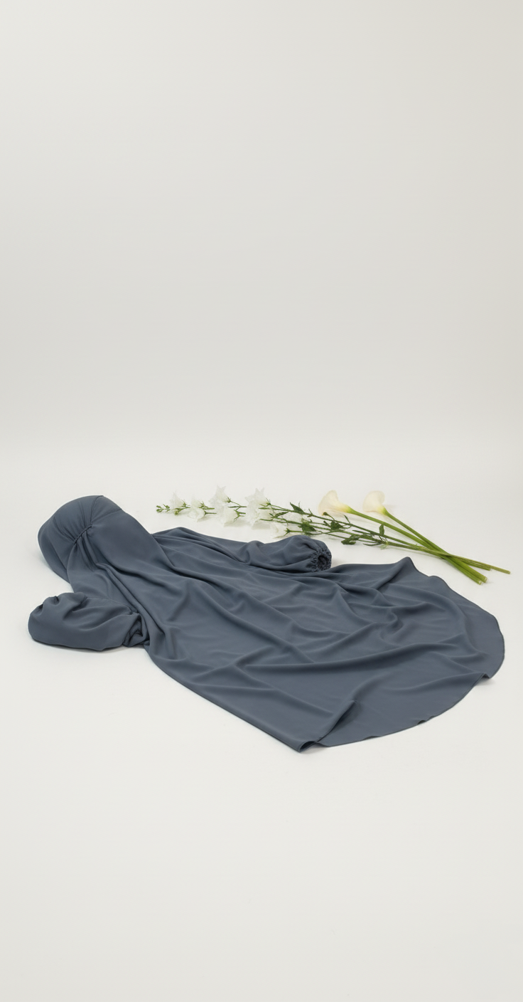 Jilbeb 1 pièce type SOIE DE MEDINE / jilbab-safâ