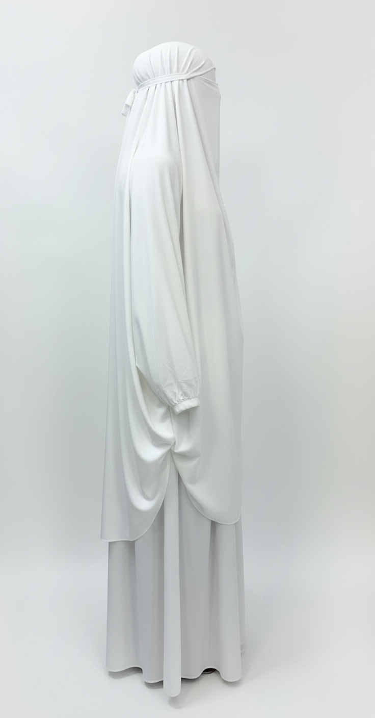 Jilbab SANAEE – 2 pièces fluide type soie de Médine